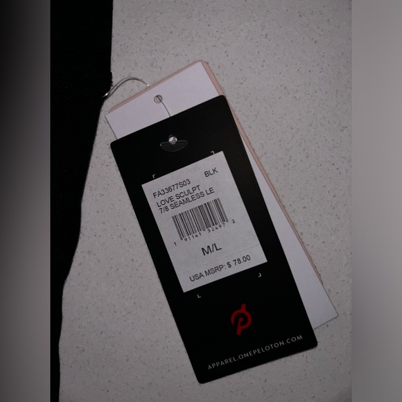 Peloton x Spiritual Gangster Love Sculpt 7/8 Seamless Legging - Picture 8 of 11